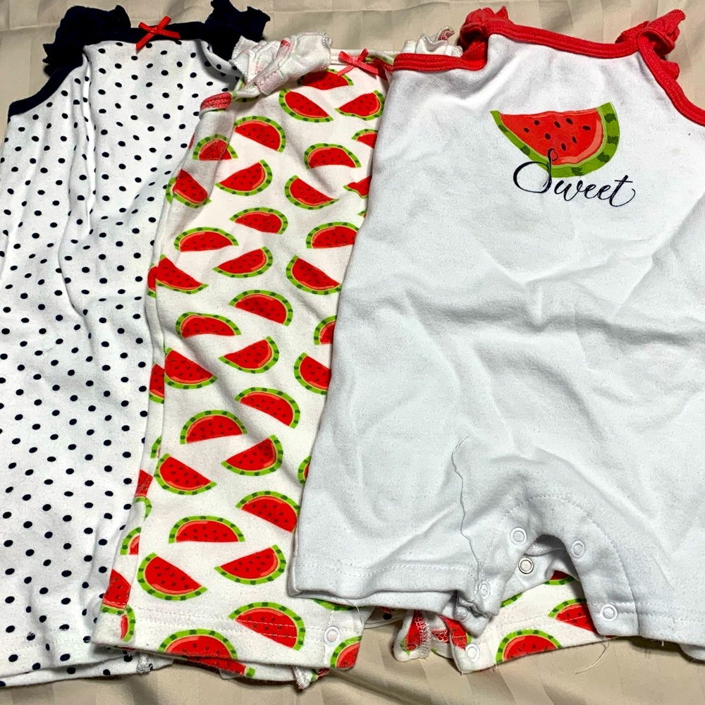 Hudson Baby Girl’s Romper Set